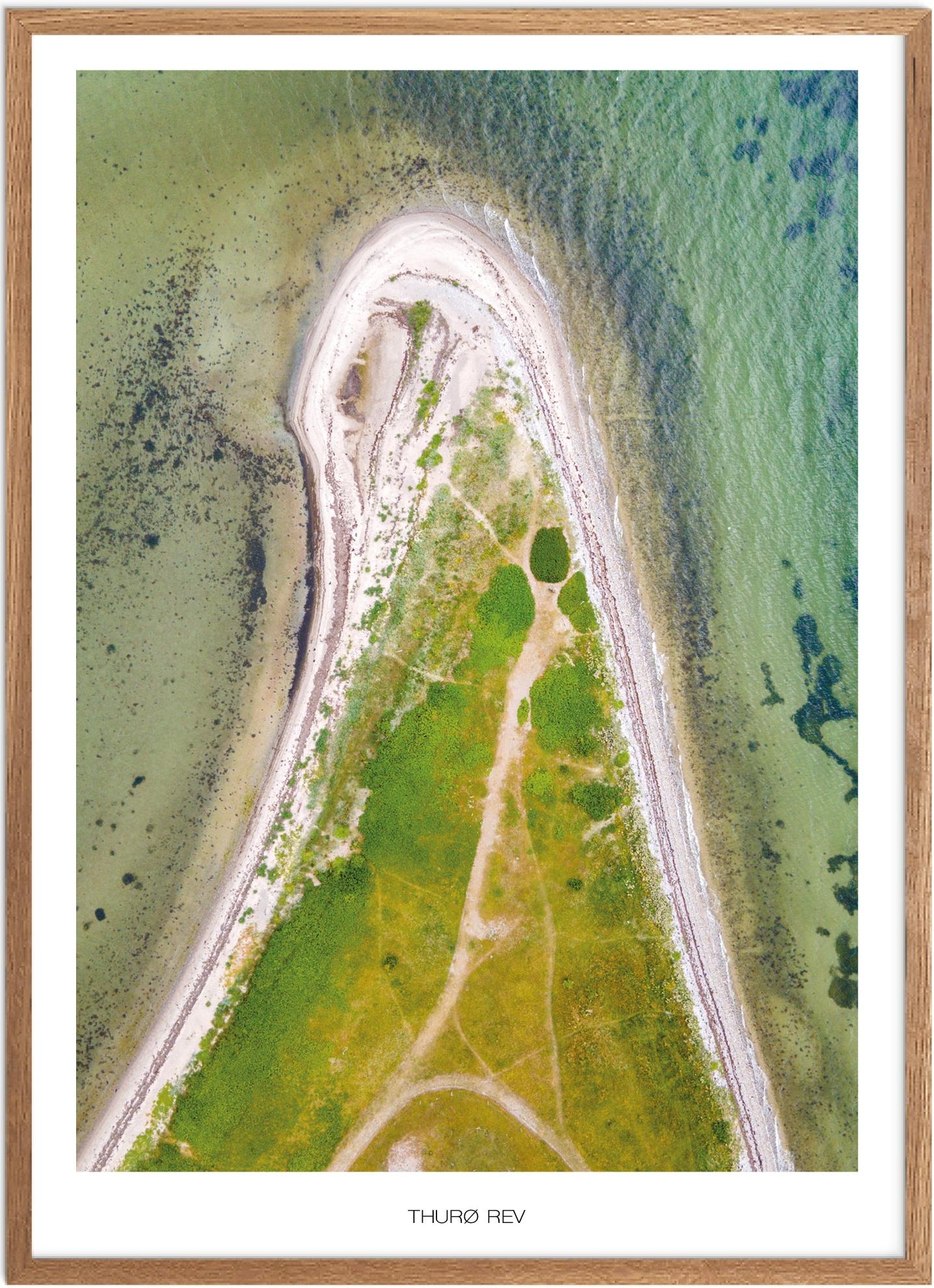 Plakat Thurø Rev Naturplakat Plakater Fyn Plakat Plakatsnedkeren Drone-plakater