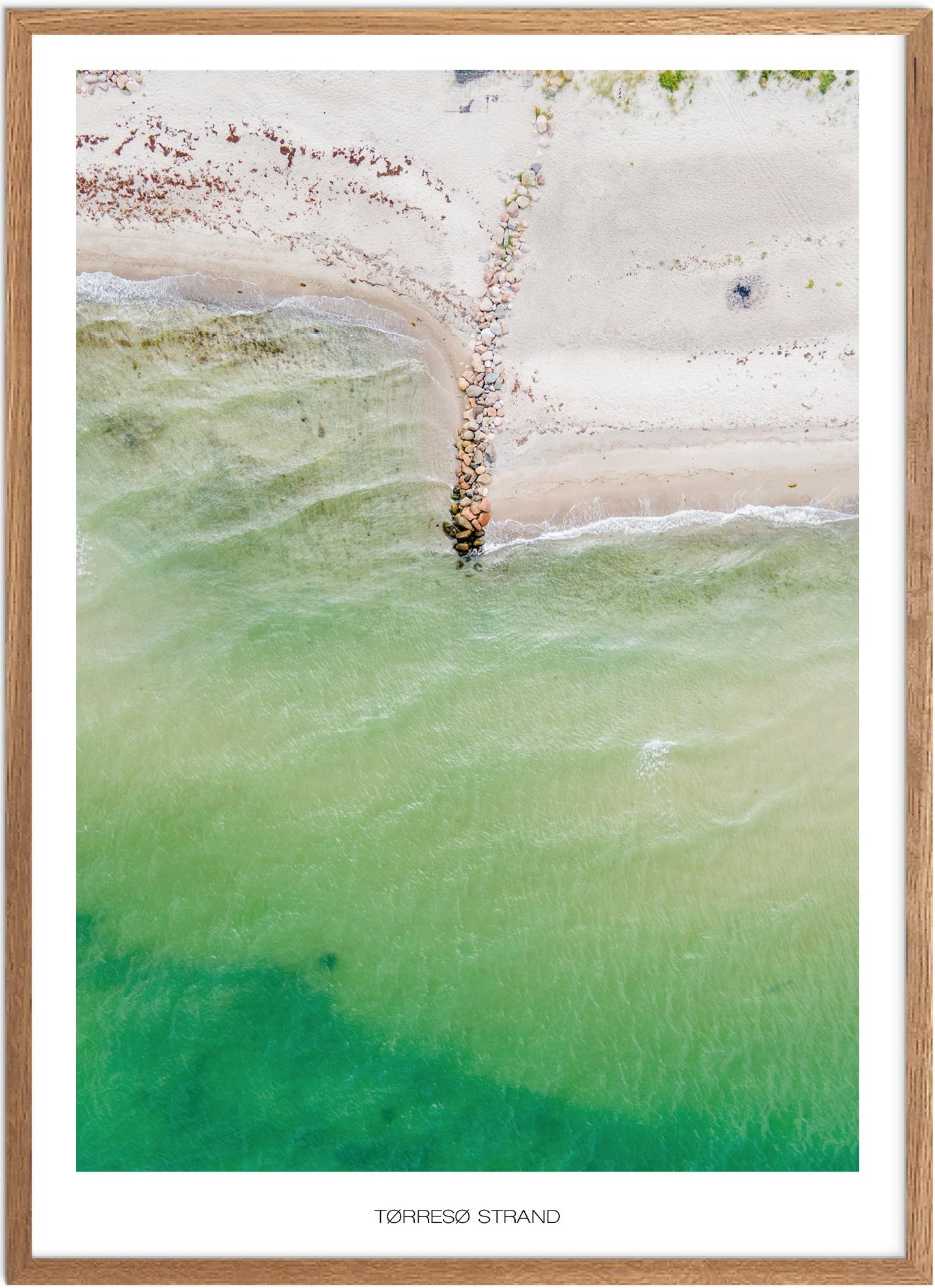 Plakat Tørresø Strand Naturplakat Plakater Fyn Plakat Plakatsnedkeren Drone-plakater