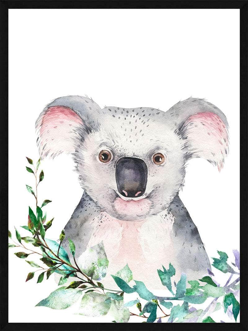 Koala Børneplakat – Hyggelig Dekoration til Børneværelset!