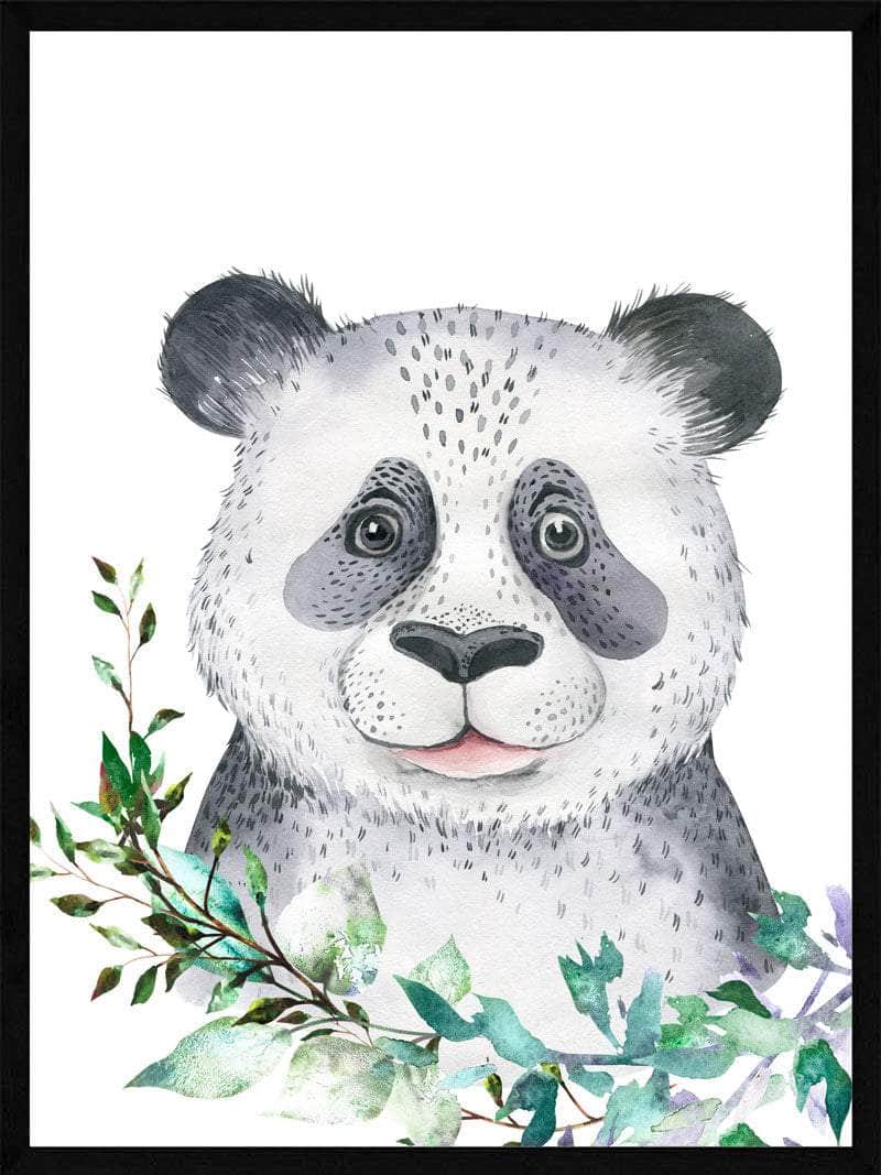 Panda Plakat til Børneværelset – Skab Hygge!