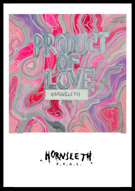 Kunsttryk "Produkt af Kærlighed" af Hornsleth - 50x70 cm