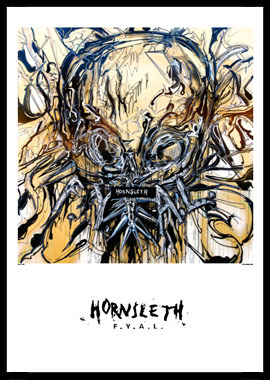 Hornsleth Kunsttryk - Skull 50x70 cm på Fine Art Papir