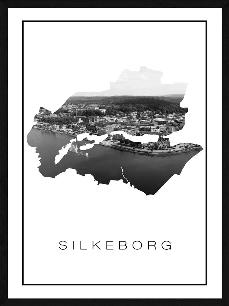 Silkeborg Plakat – Fantastisk udsigt fra vandet