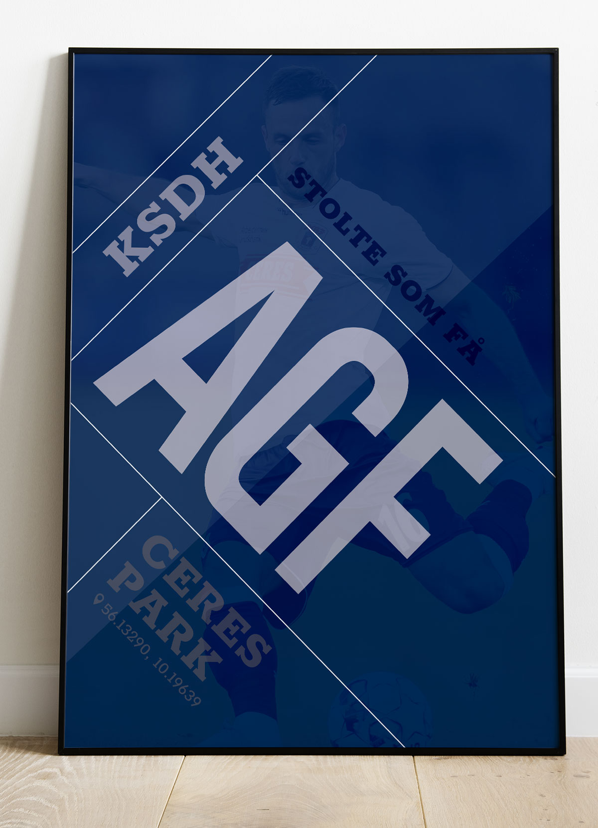 AGF Plakat - Stolte Som Få - Fodboldplakat A4 til 199 kr.