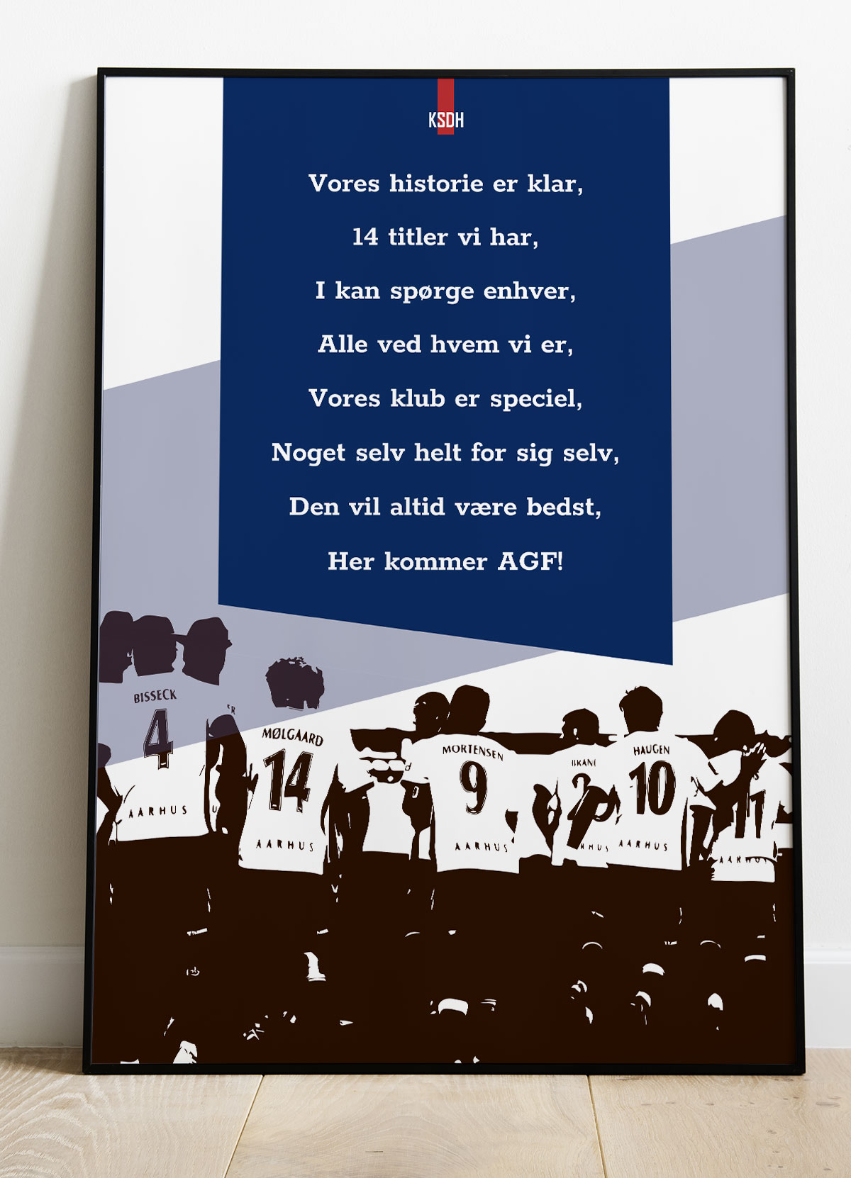 AGF Plakat – Fodboldkultur Hyldest A4 – Kun 199 Kr!