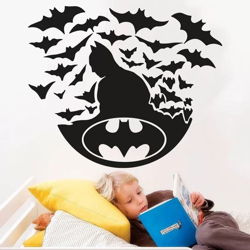 Batman Vægklistermærke – Sej Dekoration til Børneværelset