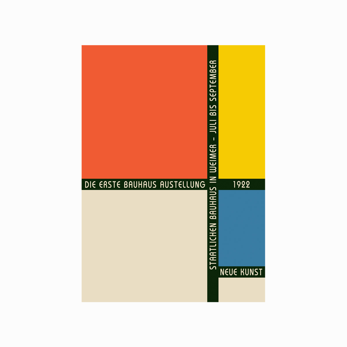 Bauhaus Plakat 1922 – Inspirerende Kunst til Dit Hjem