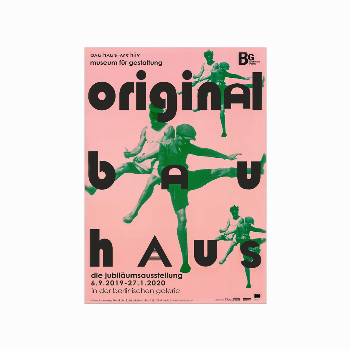 Bauhaus Plakat med Fodboldspillere – Unik Kunst til Hjemmet