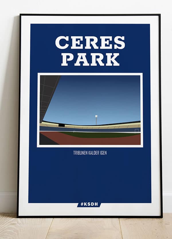 Ceres Park Fodboldplakat – Hyldest til AGF-fans