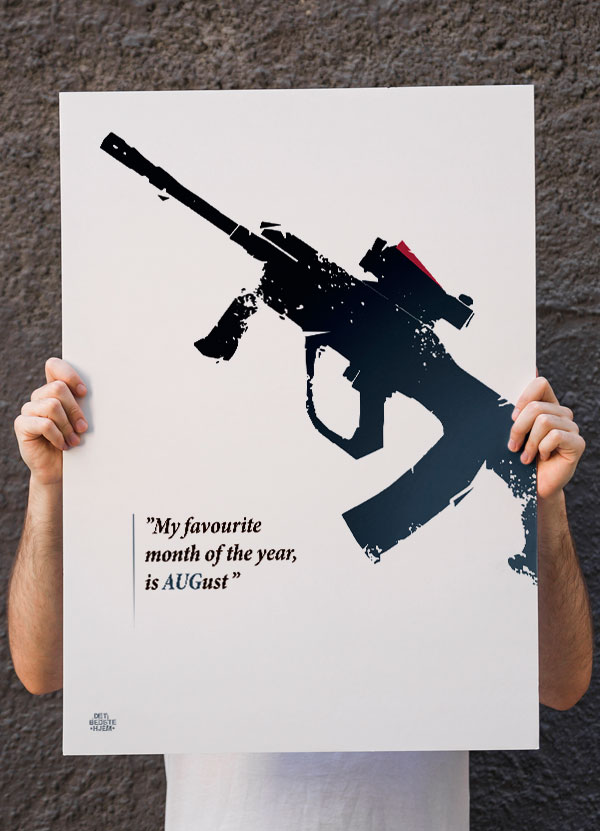CSGO Plakat – AUGust Design til Gamere!