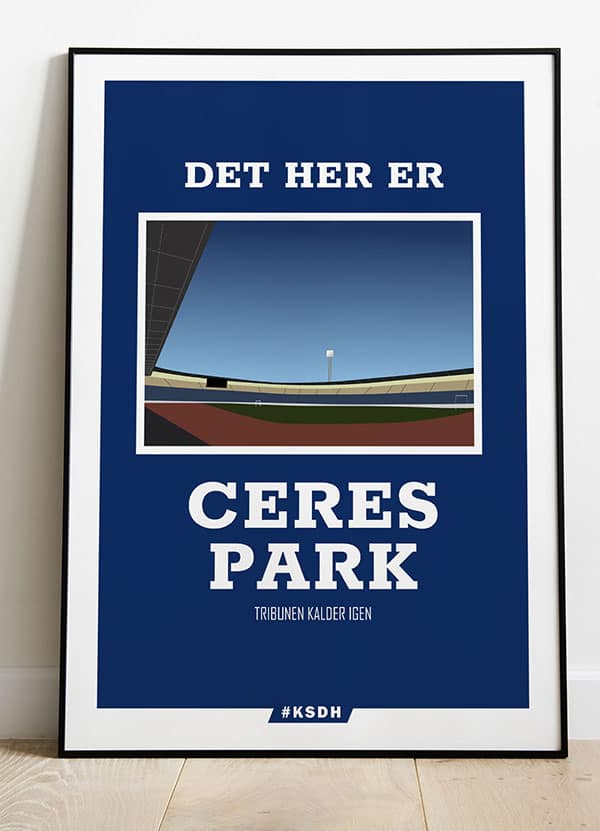 Ceres Park Fodboldplakat – Støt AGF! Kun 199 kr.