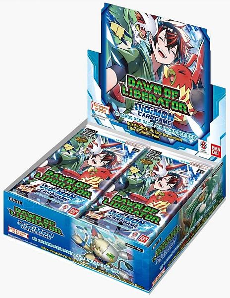 Digimon Card Game Ex11: Dawn Of Liberator Booster Box Display 24 Packs