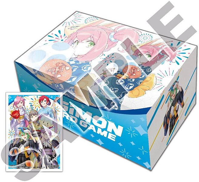 Digimon Card Game Pb23 Premium Bandai Set : Heroines Promokort Sleeves Storage Box