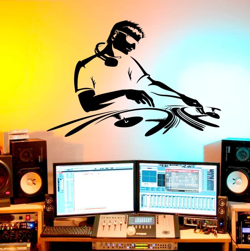 DJ Vægklistermærke – Perfekt til musikfans!