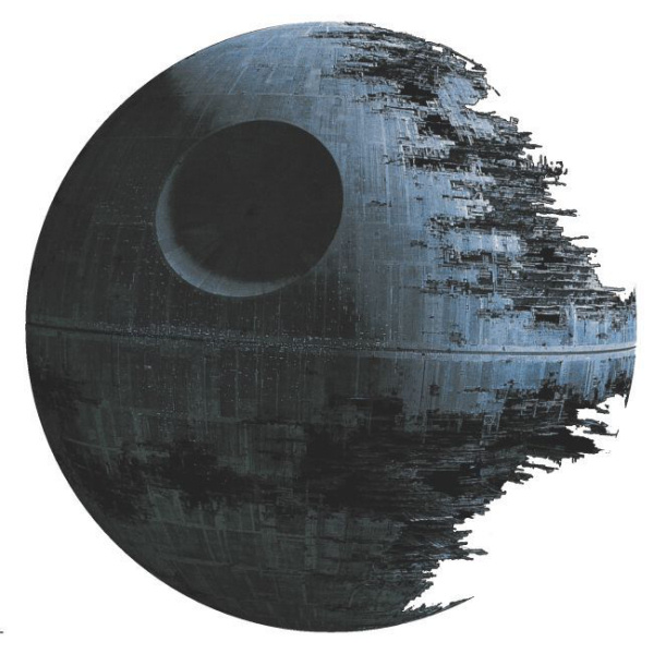Dødsstjernen Wallsticker – Star Wars Dekoration til hjemmet