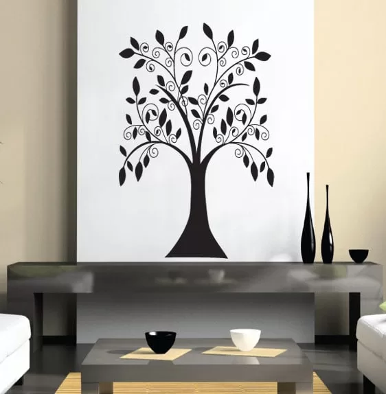 Elegant Træ Wallsticker til Boligen – Fantastisk Udsalg!
