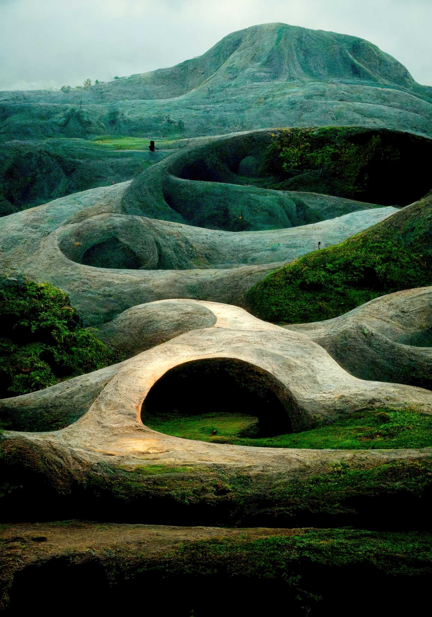 Ethereal Geographies V1 Kunstplakat af Yoma Emptylands