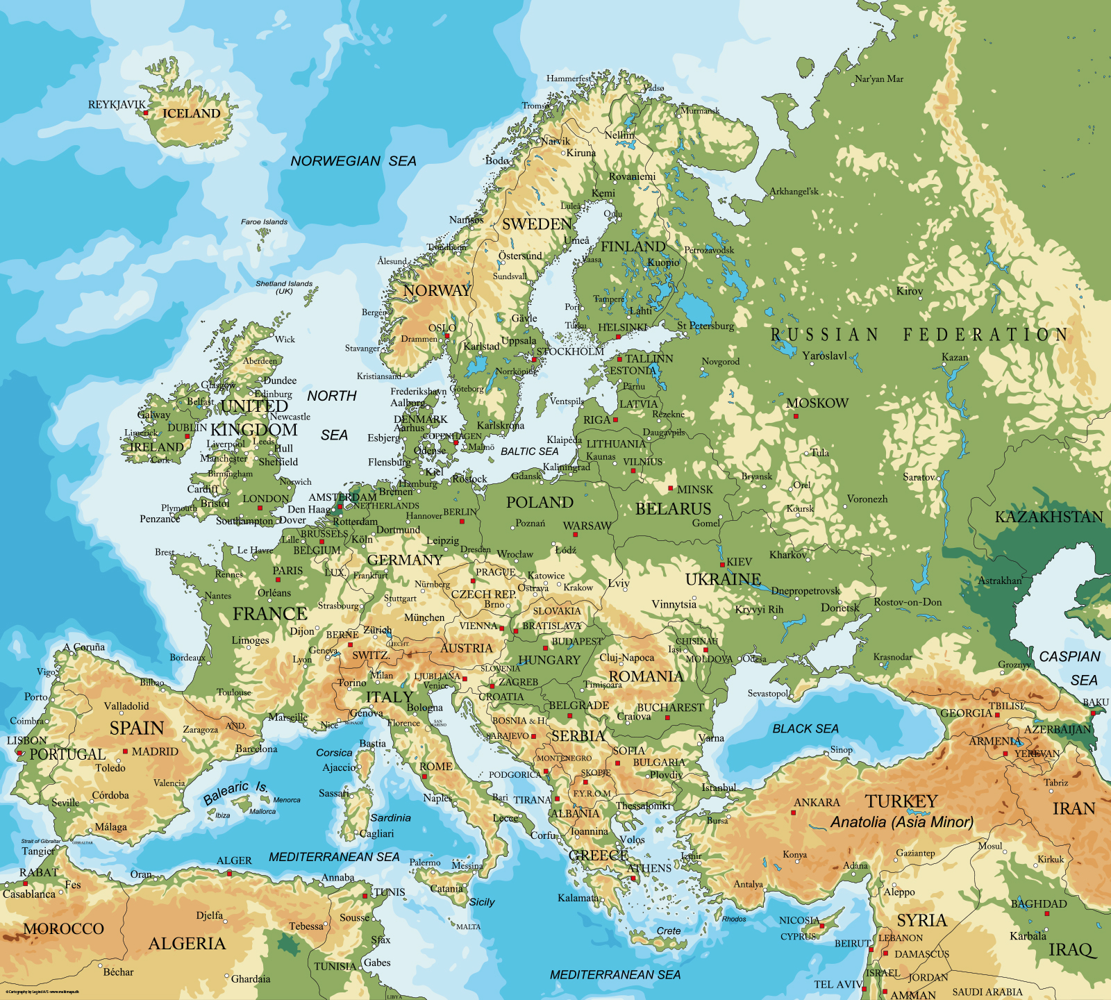 Illux Europakort - Fantastisk tilbud til dit hjem!