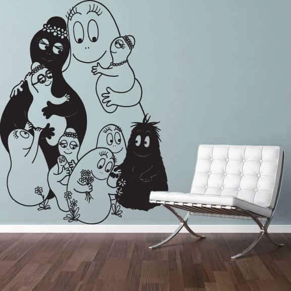 Barbapapa Vægklistermærke – Fantastisk Dekor til Børneværelset!