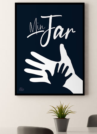 Fars Dag Plakat – Min Far Hænder – Betydningsfuld Gave