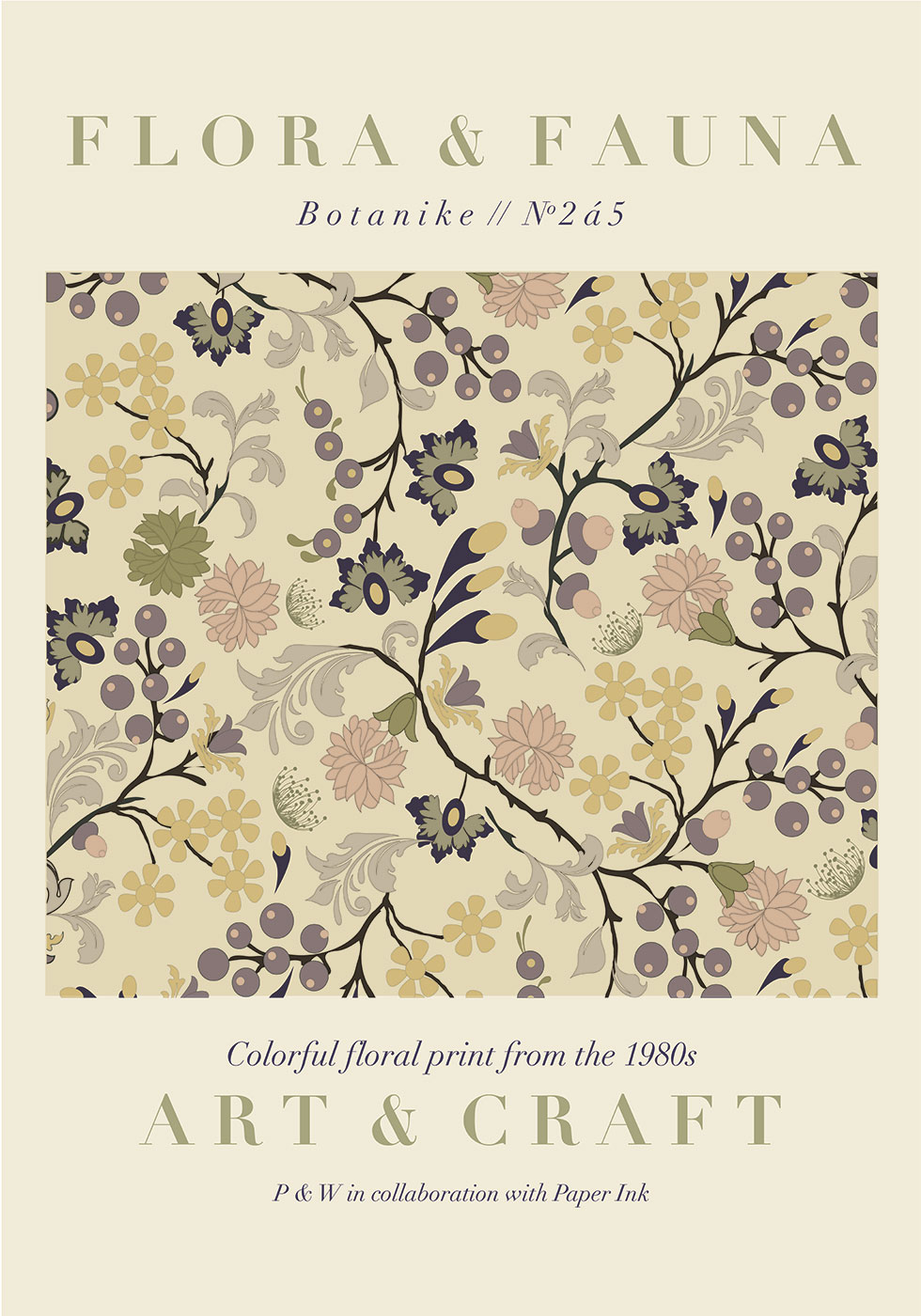 Flora Vs Art No 2 – Unik Kunstplakat til Dit Hjem