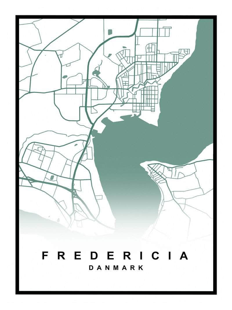 Fredericia Kortplakat - Oplev din by på væggen!