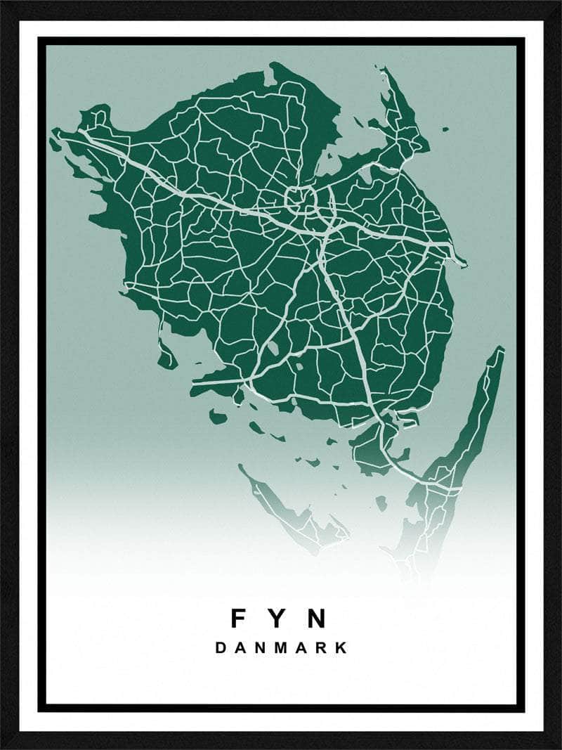 Fyn Plakat – Elegant Kort til Dit Moderne Hjem