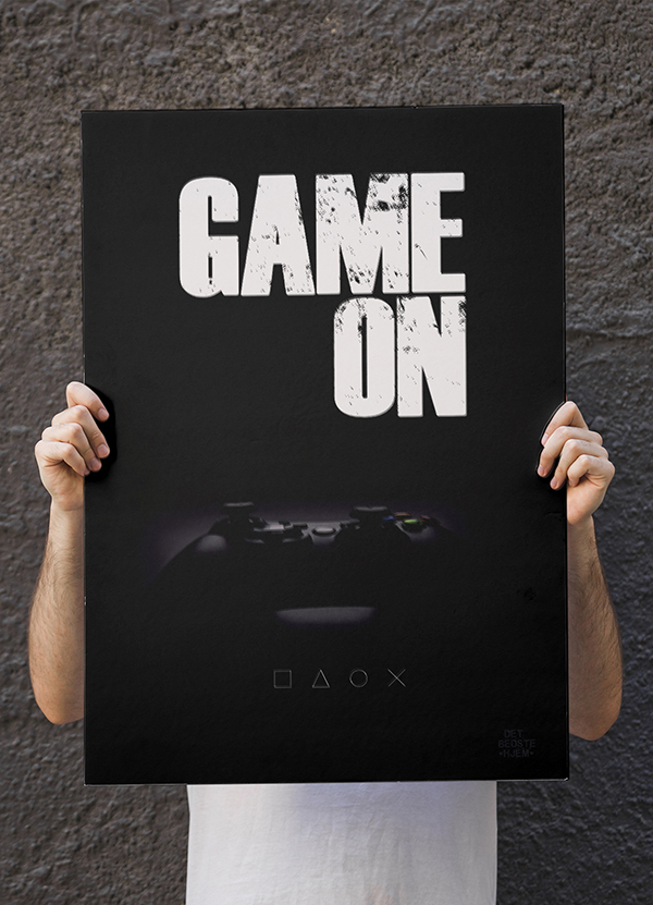 Game On Plakat – Uundgåelig for Gamere – Kun 199 Kr!