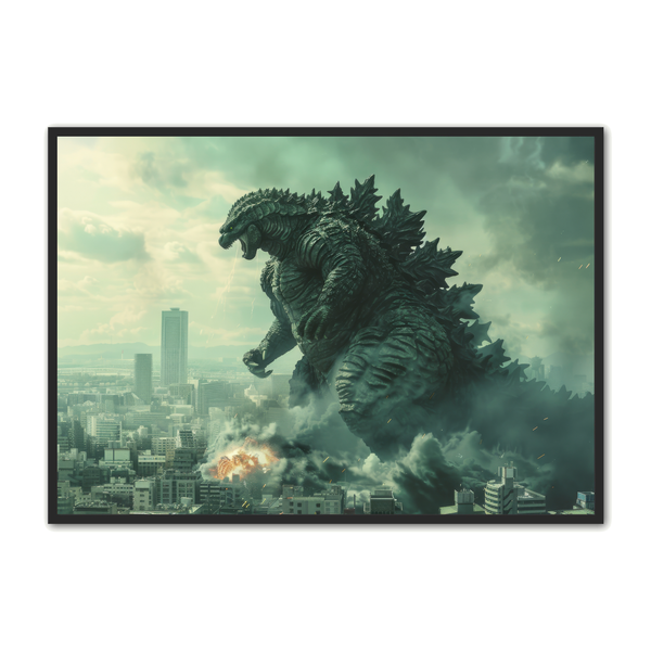 Godzilla Plakat – Uundgåelig Vægkunst til Filmfans