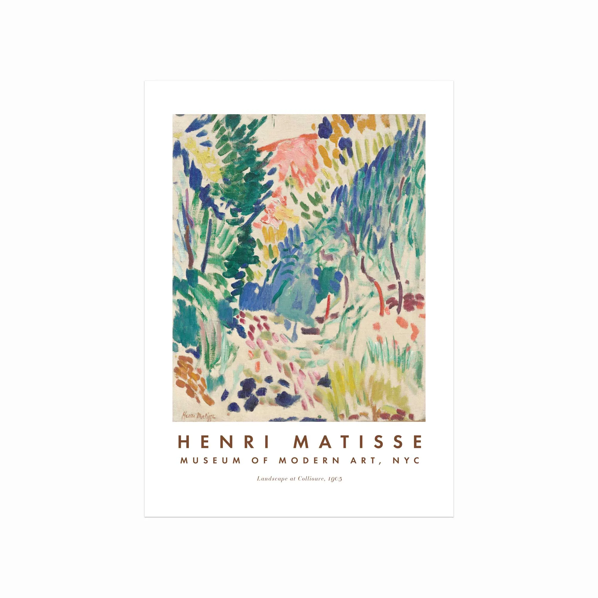 Henri Matisse Plakat – Landskab i Collioure på tilbud!