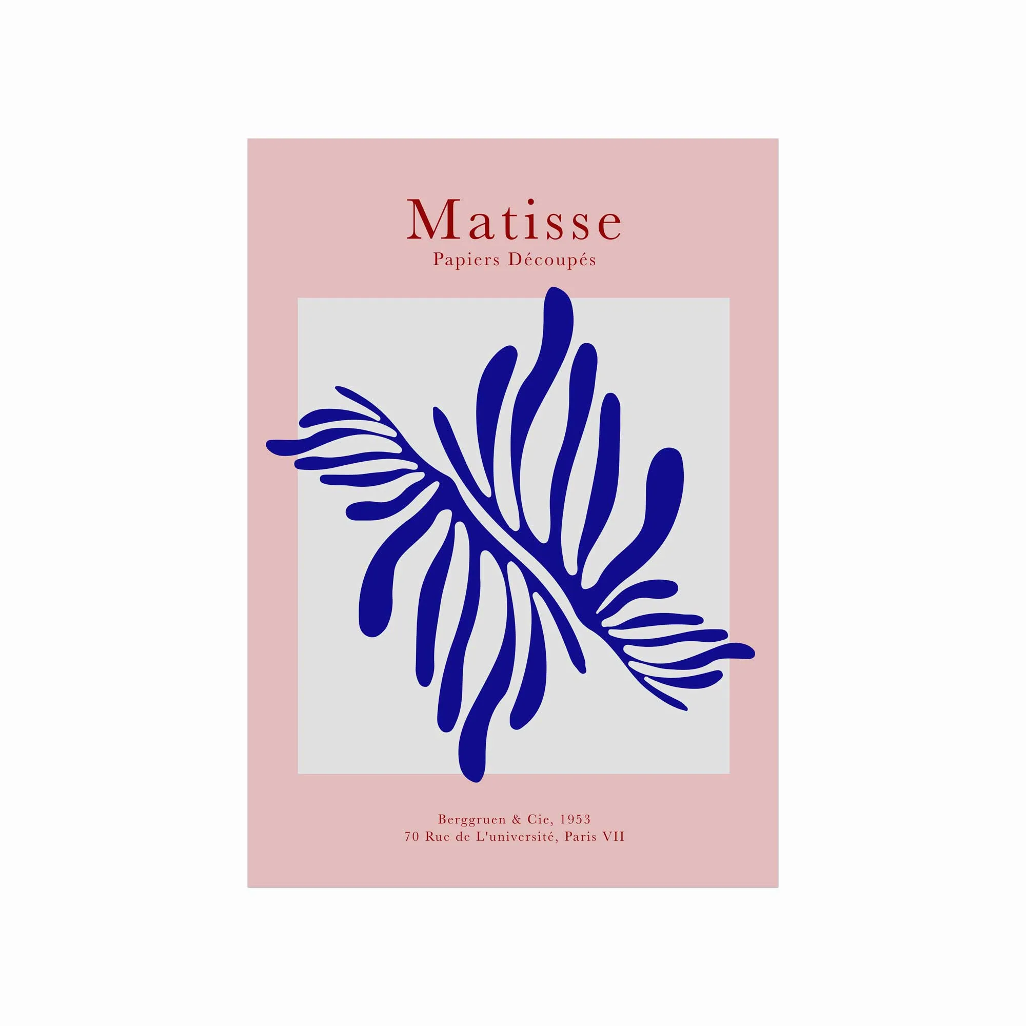 Henri Matisse Plakat – Papiers Découpés 01 på tilbud!
