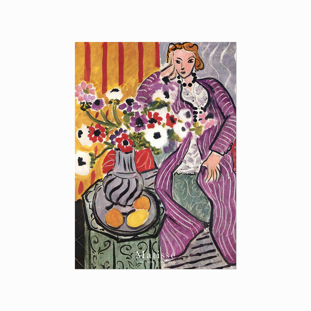Henri Matisse Plakat Robe Violette Et Anémones