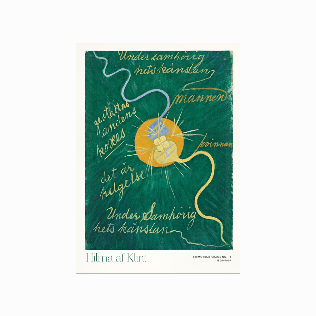 Hilma Af Klint – Primordial Chaos No 15 Plakattilbud