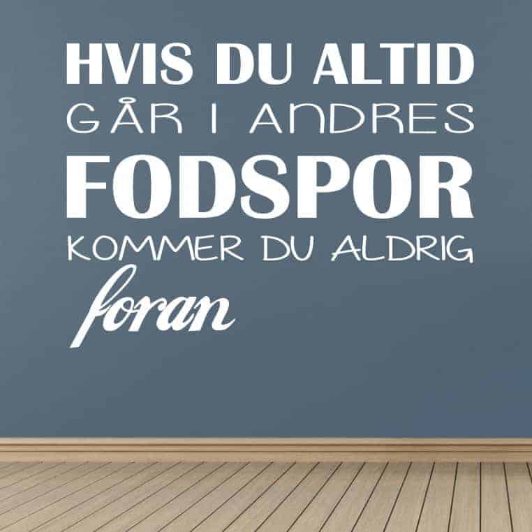 Inspirerende Vægklistermærke til Hjem og Kontor