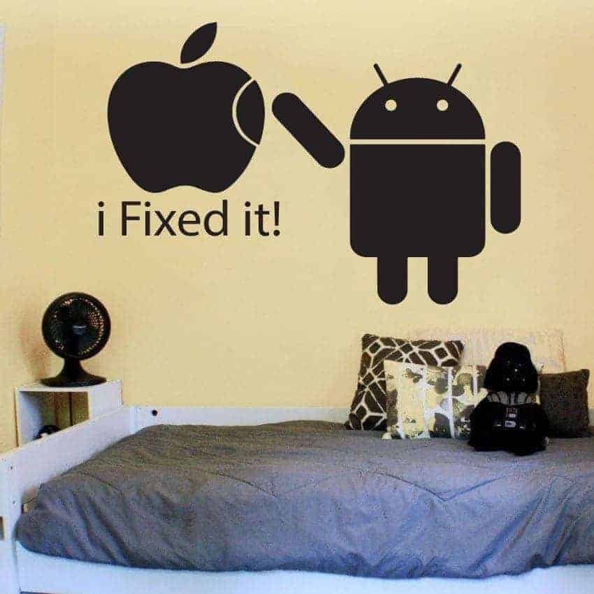 I Fixed It – Vægklistermærke til Android-fans