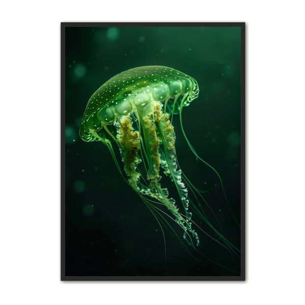 Elegant Meduse Plakat – Vægkunst til Dit Hjem