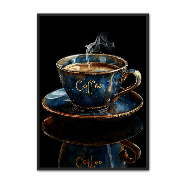 Kaffe Plakat 55 – Elegant Vægkunst til Kaffeelskere