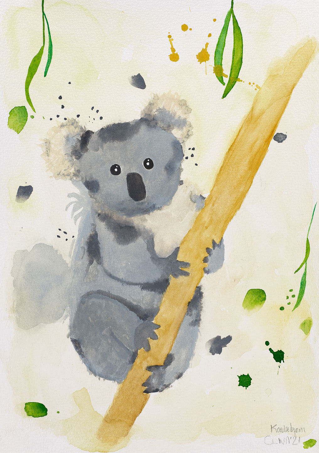 Unikt Koala Kunstværk til Dit Hjem - Charmerende Indretning