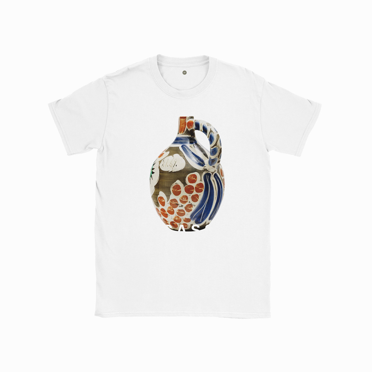 Unisex Kunst T-shirt med Picasso Motiv og Sort Næse