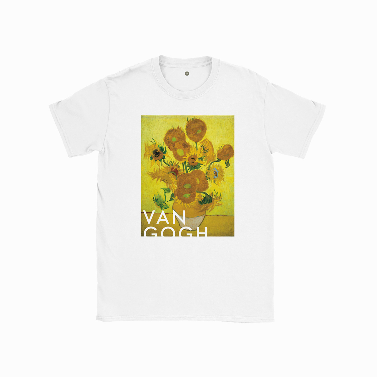 Unisex Kunst T-shirt med Van Gogh Tournesols Design