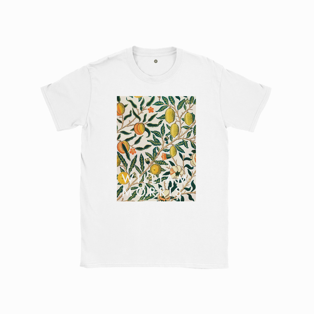 Unisex Kunst T-shirt med William Morris Motivet Four Fruits