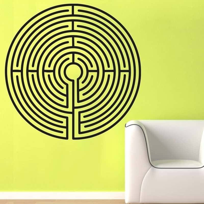Labyrint Wallstickers til Børneværelset – Sjov Dekoration!