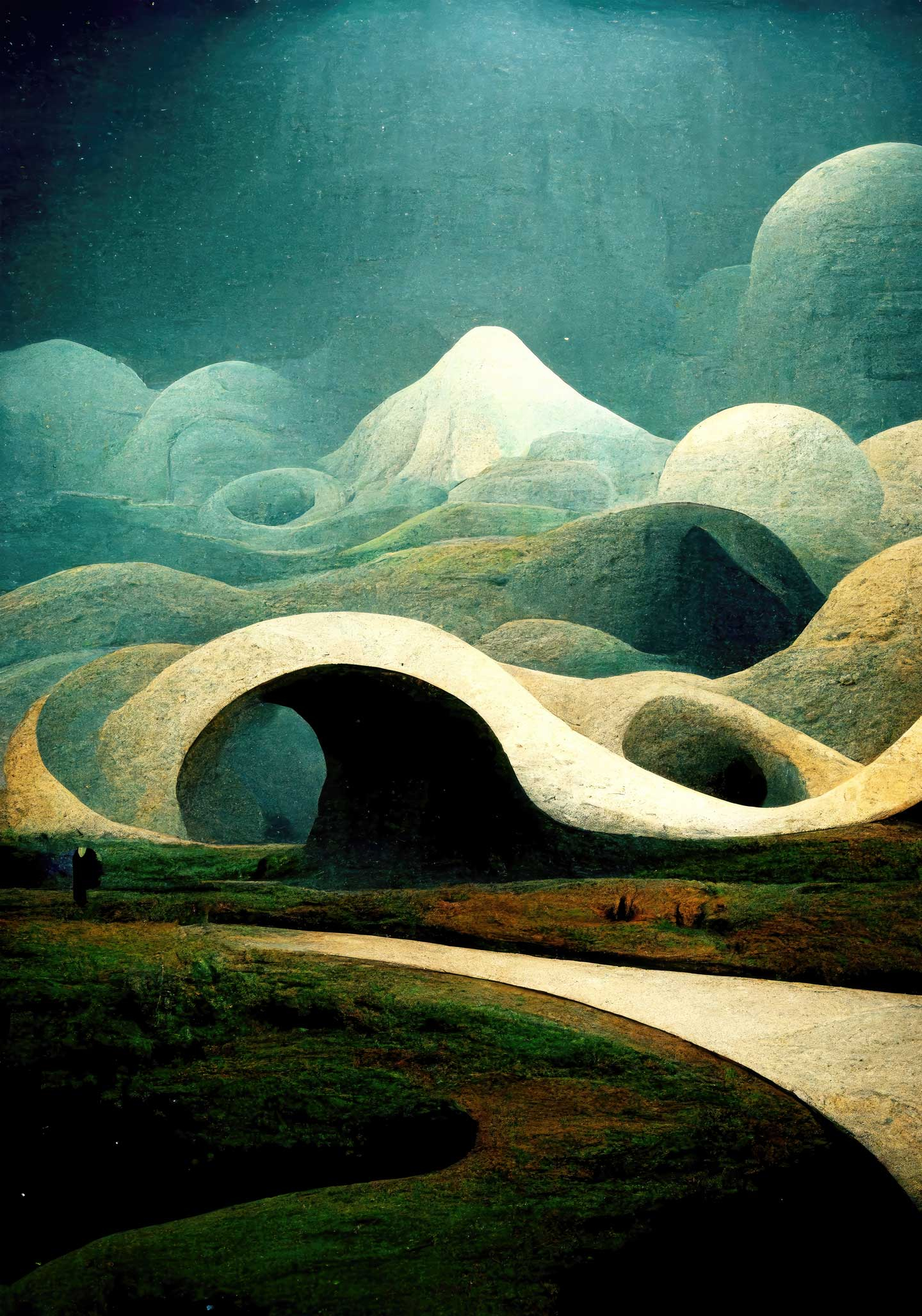 Landform Kunsttryk af Yoma.emptylands – Naturens Skønhed