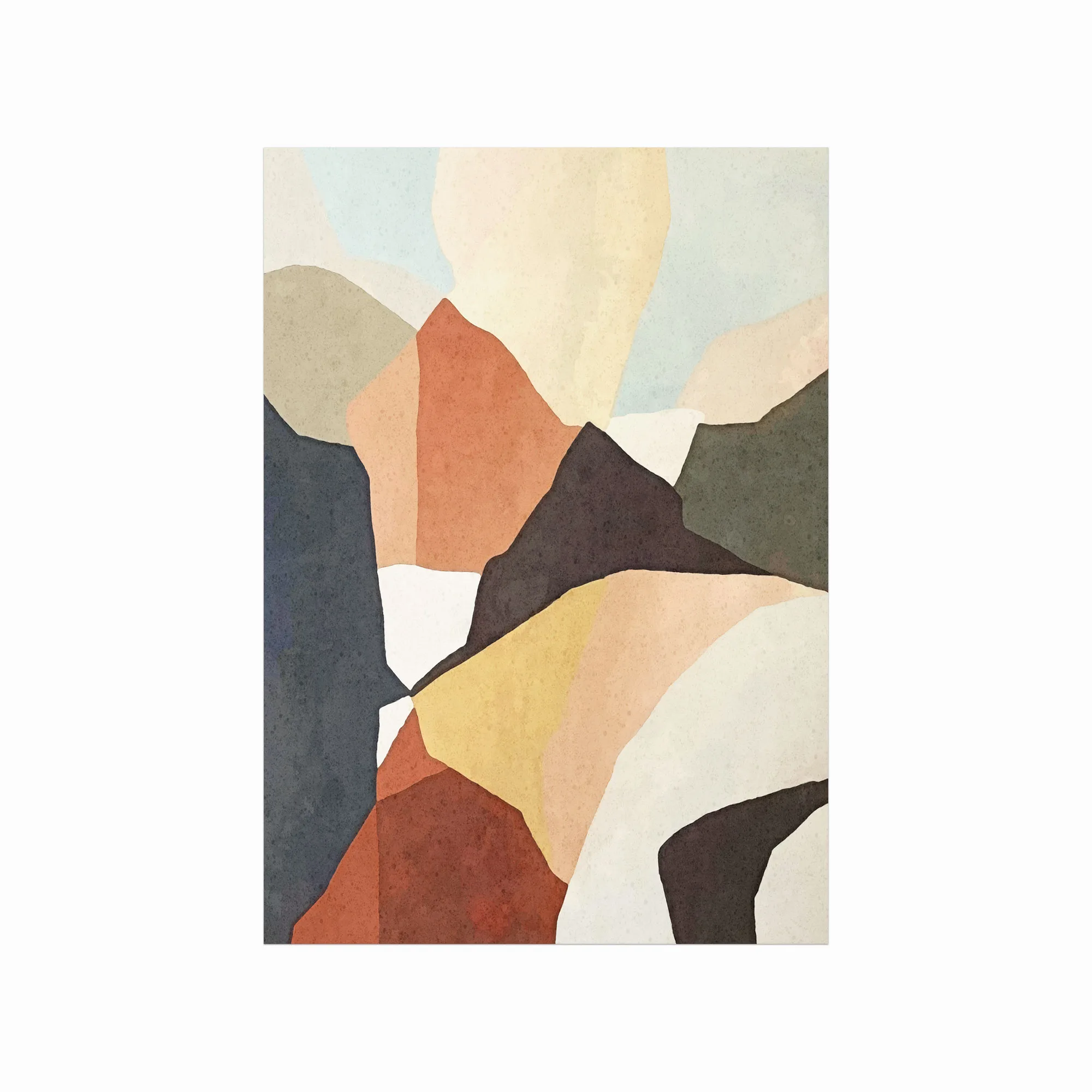 Moderne Abstrakt Plakat – Landscape 01 til dit hjem