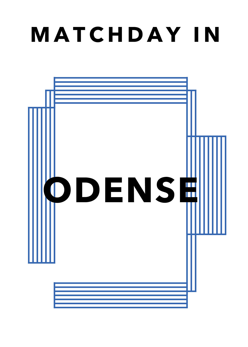 Matchday i Odense – Unikt Kunstværk til Dit Hjem