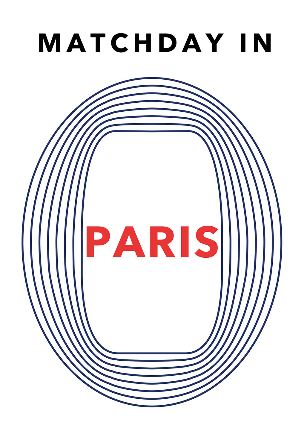 Matchdag i Paris – Fodboldkunst af Olé Olé