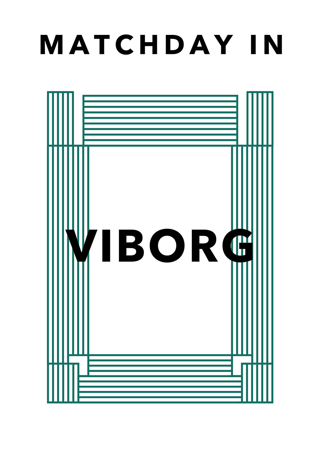 Matchday i Viborg - Unik Fodboldkunst til Dit Hjem
