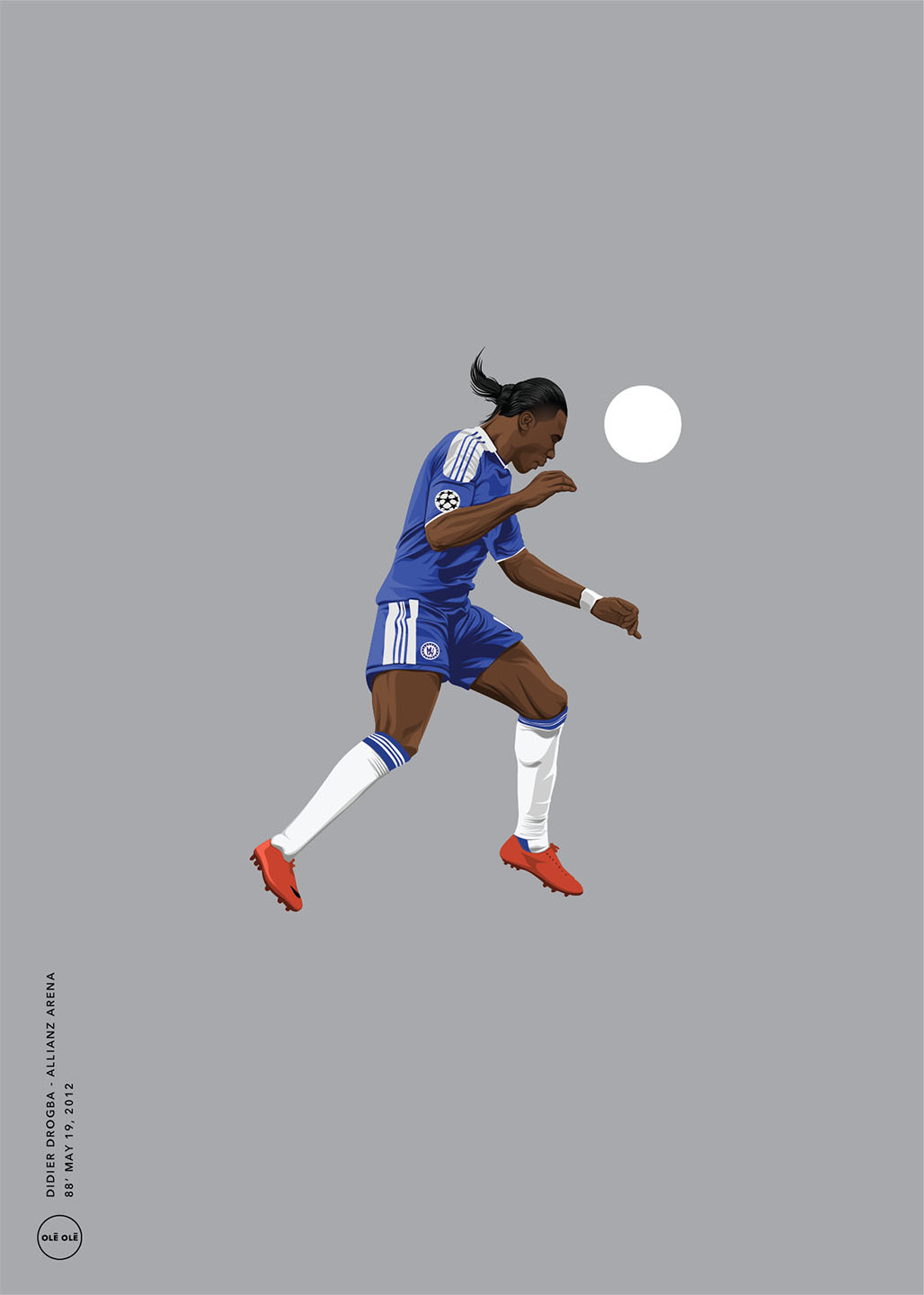 Didier Drogba Kunstværk – Unikt Design til Dit Hjem