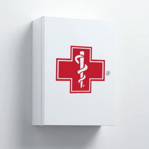 Professionel Medicin Logo Wallsticker til Medicinskabe