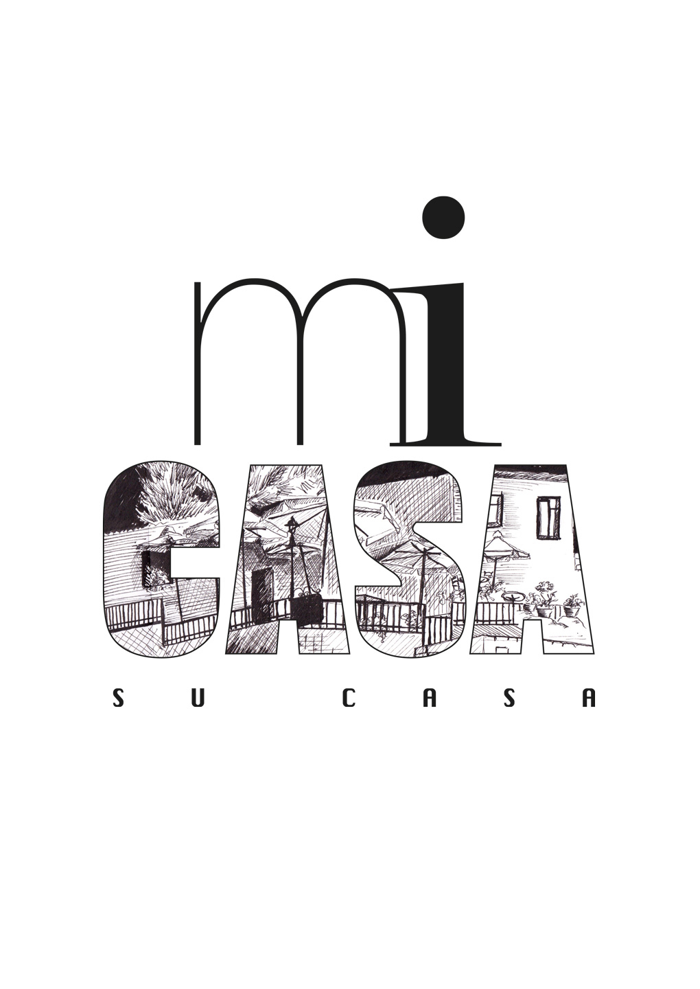 Mi Casa Kunstværk fra Myro Graphics – Inspirerende Indretning